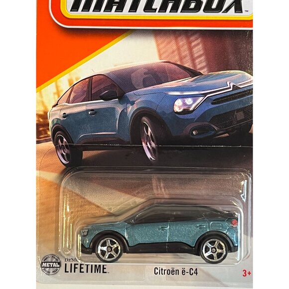 Matchbox Citroen e-C4 1:64 Diecast Car Collectible Blue SUV Toy New in Box - Picture 2 of 9